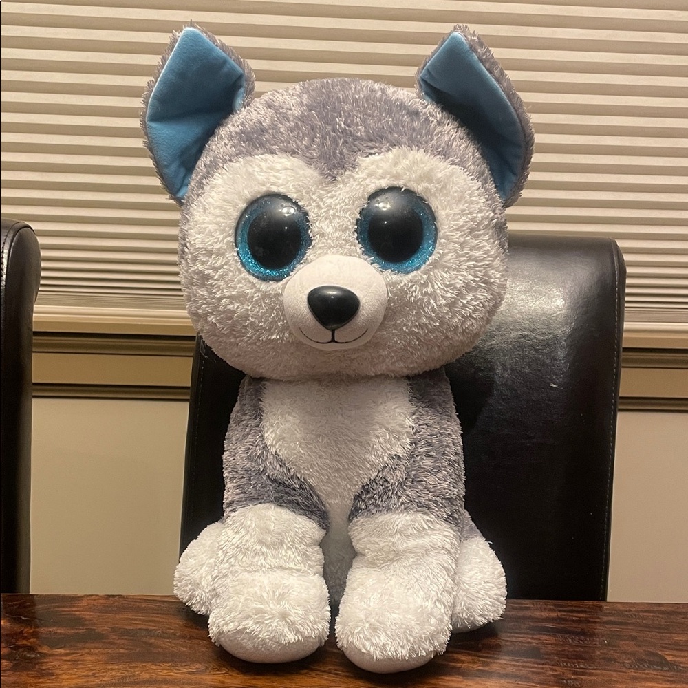TY Large Beanie Boo “Slush” The Husky